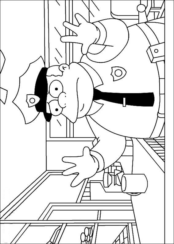 Plansa de colorat cu Familia Simpsons 61 58